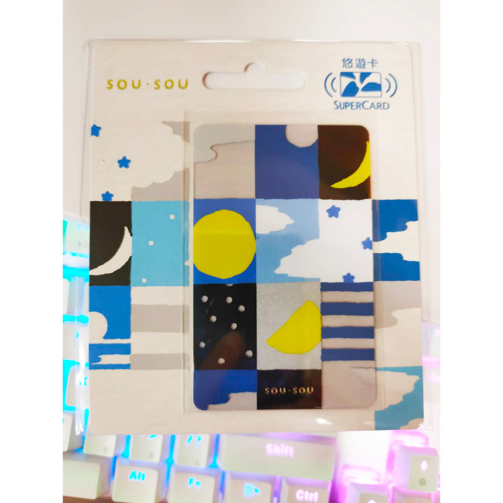 Easycard 悠遊卡 SOU．SOU SUPERCARD悠遊卡-貓 SOU．SOU SUPERCARD悠遊卡-月與星-規格圖6