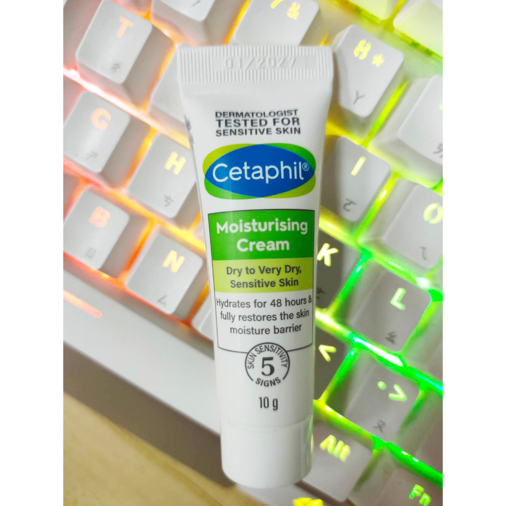 舒特膚Cetaphil 控油潔膚露 Baby極效輕凝霜 舒新雪潤B5修護精華 安心霜 長效潤膚霜10g 公司貨 旅行便攜-細節圖4