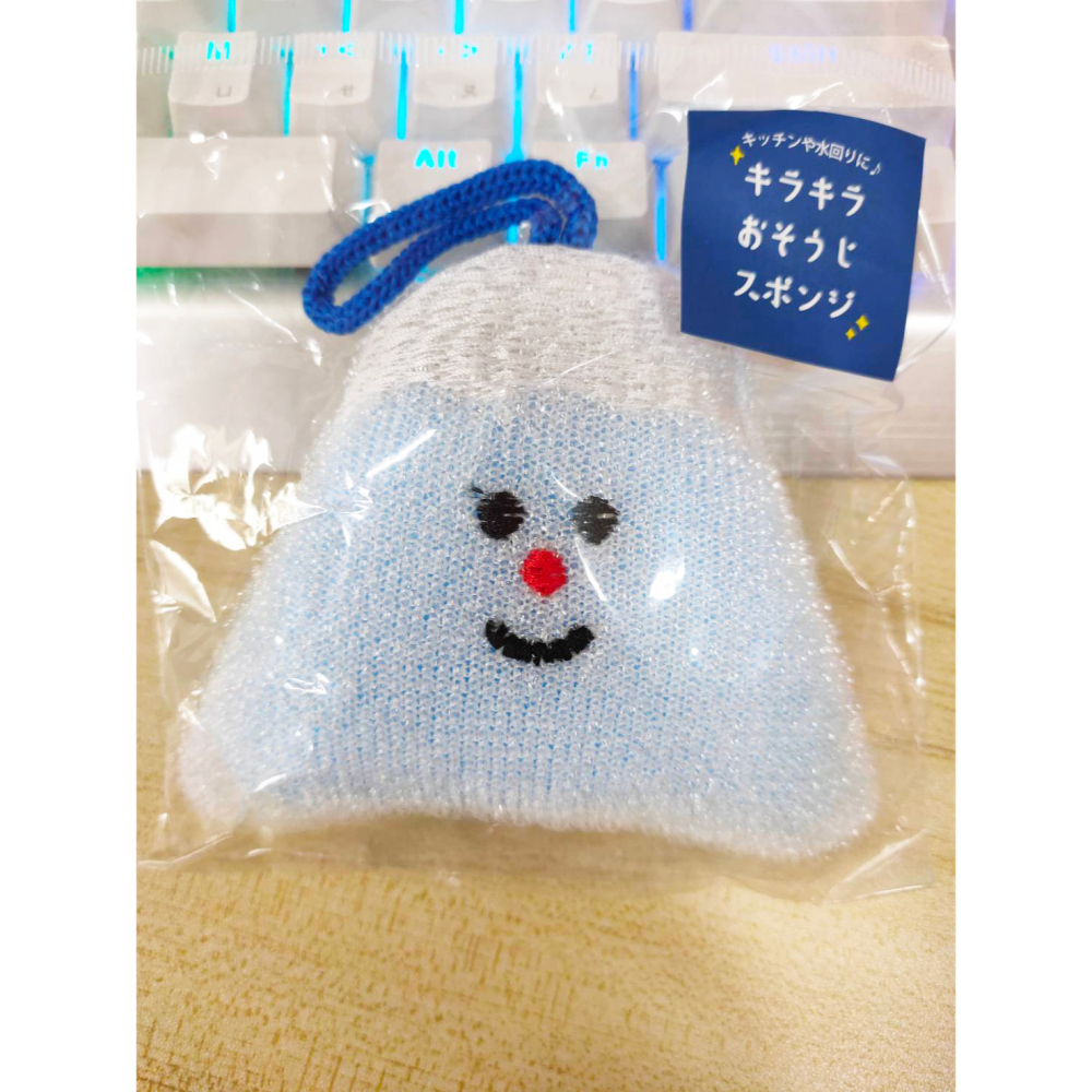 日本可愛造型DECOLE 清潔用品 清潔海綿 菜瓜布 可掛式 洗碗 去除水漬污垢/富士山/達摩/招財貓/招財柴-細節圖4