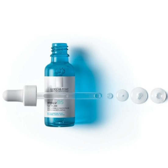 理膚寶水La Roche-Posay 極效B5彈潤超修復精華 30ml 小藍瓶 抗老精華液 玻尿酸保濕 鎖水修復 敏感肌-細節圖3