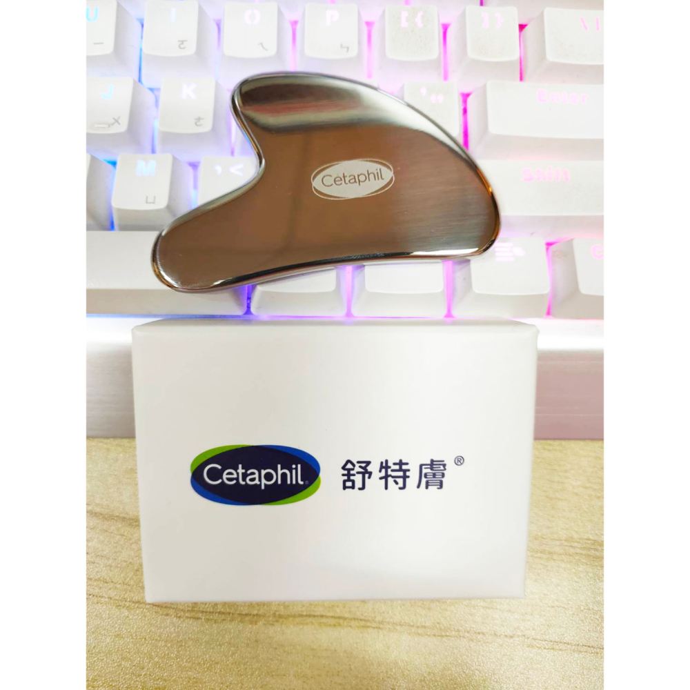 Cetaphil 按摩板 75*50mm 攜帶方便 舒特膚贈品 304 不鏽鋼-細節圖2