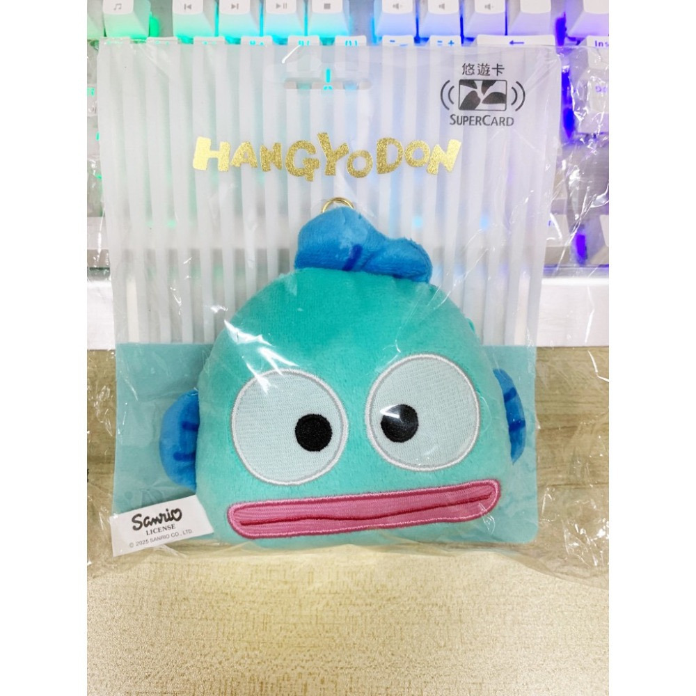 悠遊卡Easycard 三麗鷗 大臉娃娃SuperCard拉繩造型悠遊卡 人魚漢頓 大耳狗 酷洛米 帕恰狗 絨毛 零錢包-細節圖8