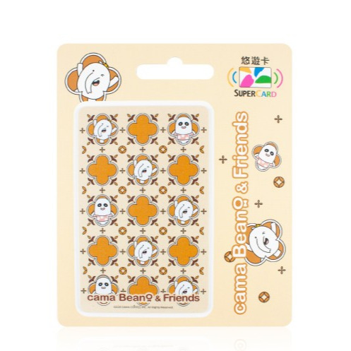 悠遊卡Easycard cama Beano & Friends 復古花磚 Supercard-花磚(綠)/(橘)-規格圖5