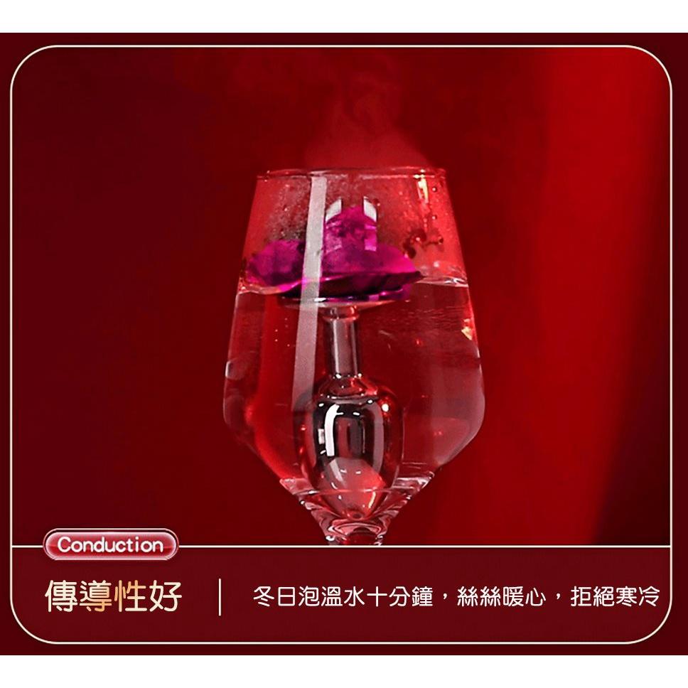 MizzZee 謎姬 花朵造型鋅合金後庭肛塞 粉-細節圖6