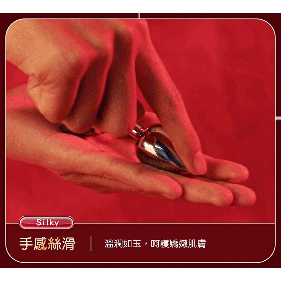 MizzZee 謎姬 花朵造型鋅合金後庭肛塞 粉-細節圖7