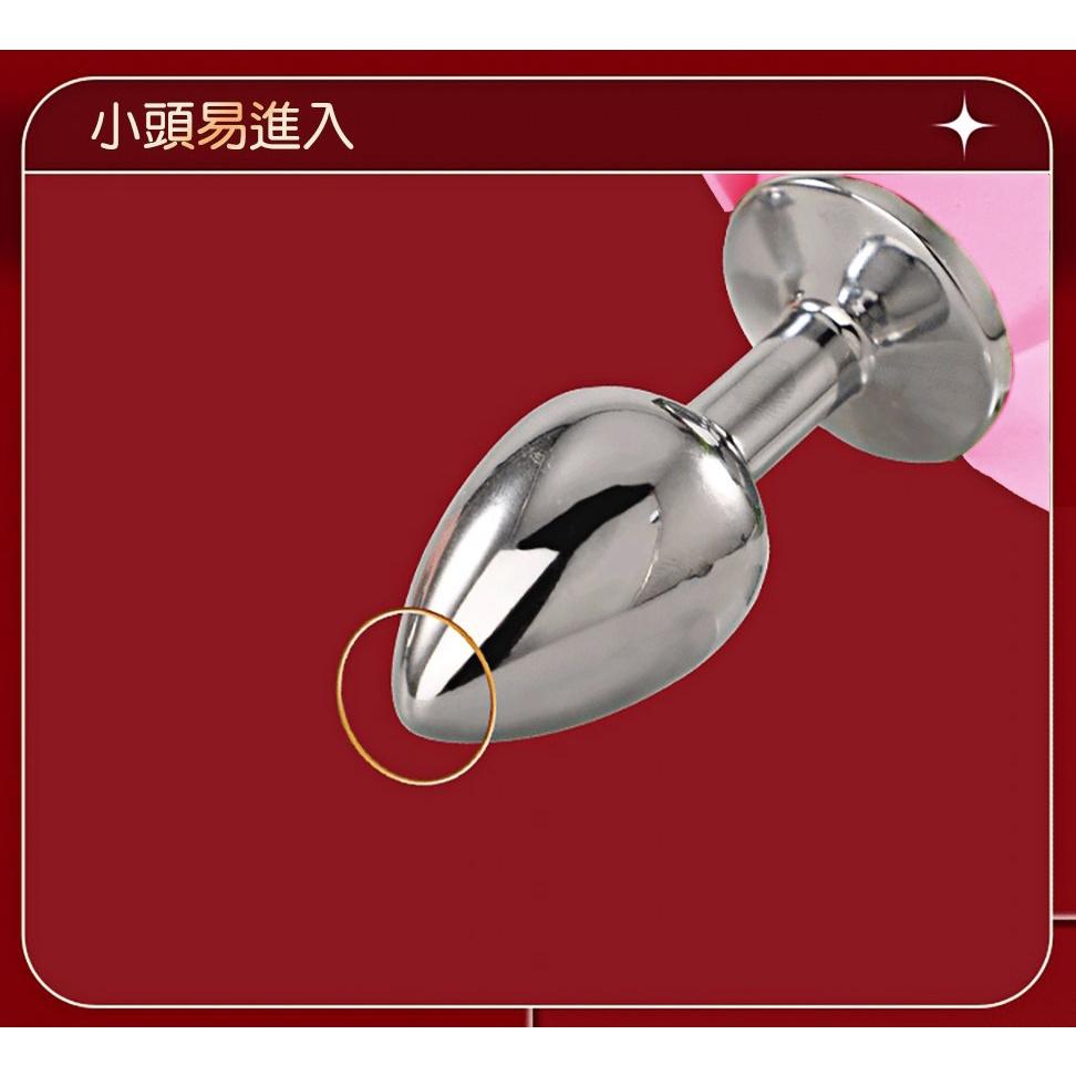 MizzZee 謎姬 花朵造型鋅合金後庭肛塞 粉-細節圖8