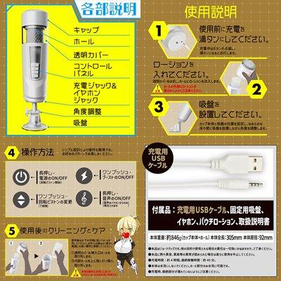 日本EXE 普妮安娜7頻旋轉伸縮淫亂電動飛機杯 第六彈 ぷにあなロイド６ 普妮安娜電動飛機杯6 普尼安娜電動飛機杯6-細節圖8