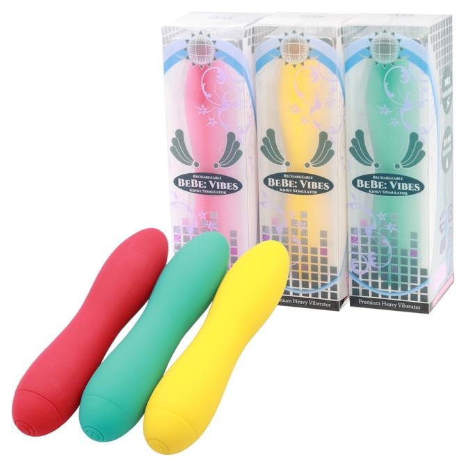 日本MODE Bibi vibes超強10頻震動充電式電動按摩棒 藍綠色 紅色 黃色 震動按摩棒 女用按摩棒-細節圖2