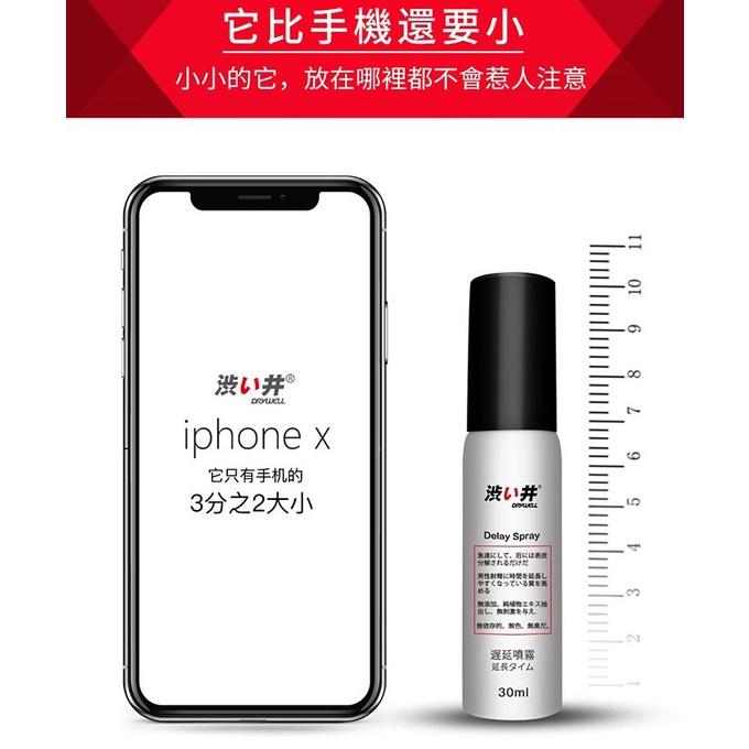 涉い井 DRYWELL 男用噴劑 30ml 男性延時噴霧 成人持久噴劑 延時液 持久液 男用噴劑-細節圖6