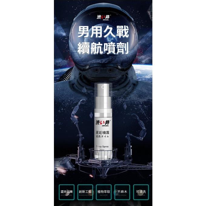 涉い井 DRYWELL 男用噴劑旅行裝 5ml 男性延時噴霧 成人持久噴劑 延時液 持久液 男用噴劑-細節圖2