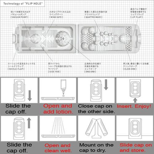 TENGA FLIP HOLE 異次元壓力式 重複使用體位杯 日本原裝進口 SILVER RED BLACK WHITE-細節圖7
