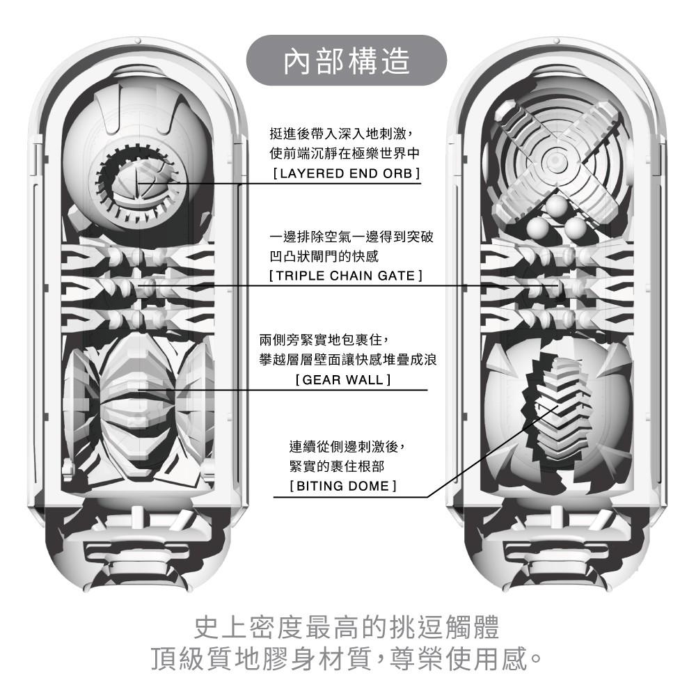 TENGA FLIP ZERO 太空科技感旗艦自慰杯重複使用型飛機杯 FLIP 0 白色 黑色 非震動 日本原裝進口-細節圖6