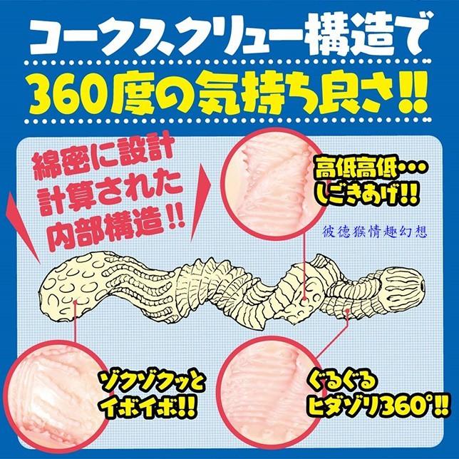 【日本オナ郎評比四顆星】[チュロスク]  Churro screw 螺旋扭轉夾吸器 螺旋吉拿棒 自慰套 自慰器-細節圖4