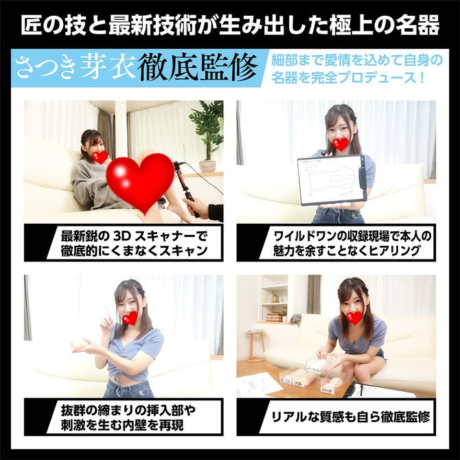 日本Wild One 沙月芽衣 日本名器系列 AV女優 男用自慰套 日本の名器 さつき芽衣 さつき めい-細節圖4