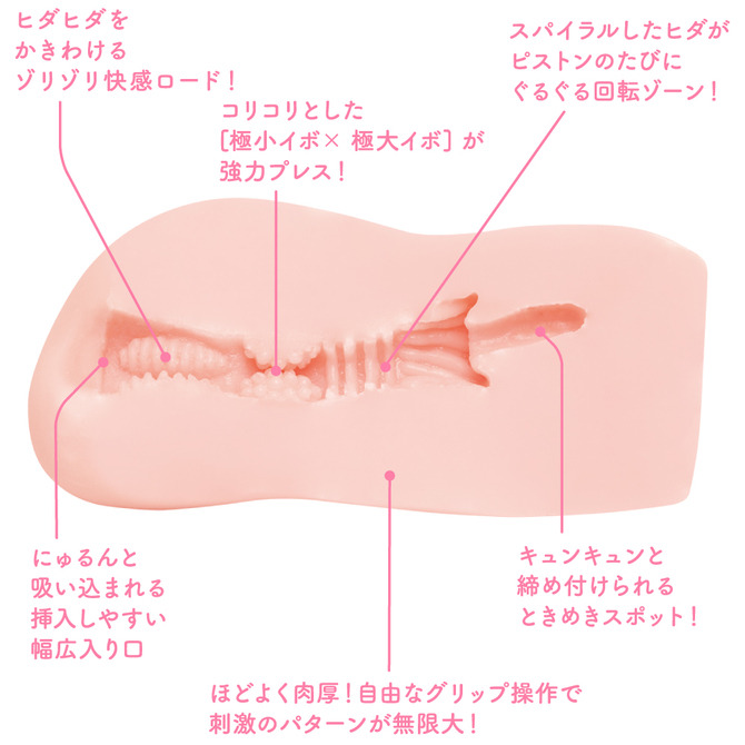 日本EXE 普妮處女 普尼處女 小型 柔軟版 絕對快感新素材自慰器 PUNIVIRGIN mini SOFT 軟版-細節圖6