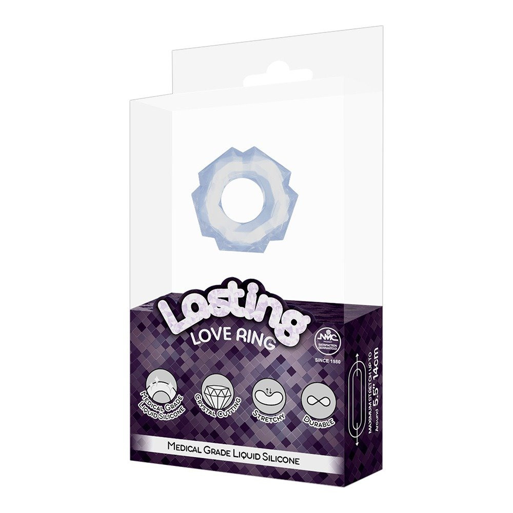 NMC Love Ring 鑽石切割持久環 男用延時環 男用套環 屌環 猛男環 鎖精環-細節圖2