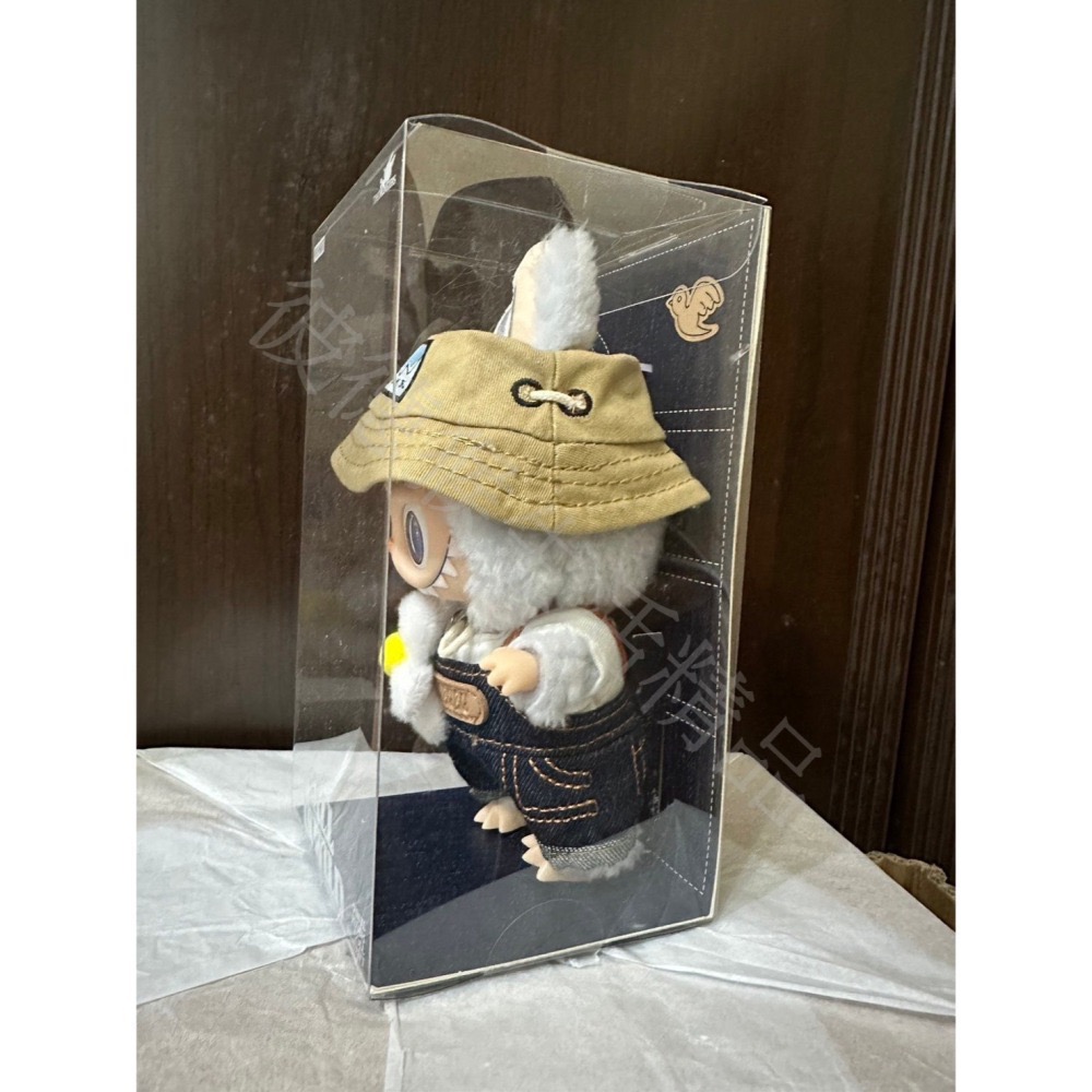 POP MART LABUBU 拉布布 春天野在家 小春 搪膠毛絨公仔掛件-細節圖3