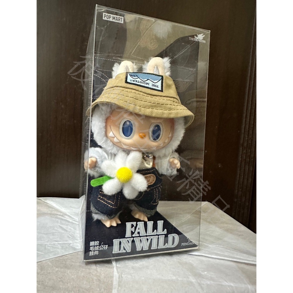 POP MART LABUBU 拉布布 春天野在家 小春 搪膠毛絨公仔掛件-細節圖5