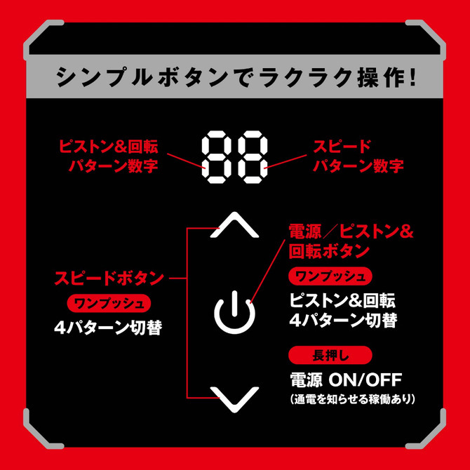 日本HATOPLA 普尼安娜 普妮安娜 電動飛機杯 第12彈 淫亂8頻超高速天才活塞自慰器 12 ぷにあなロイド１２-細節圖5