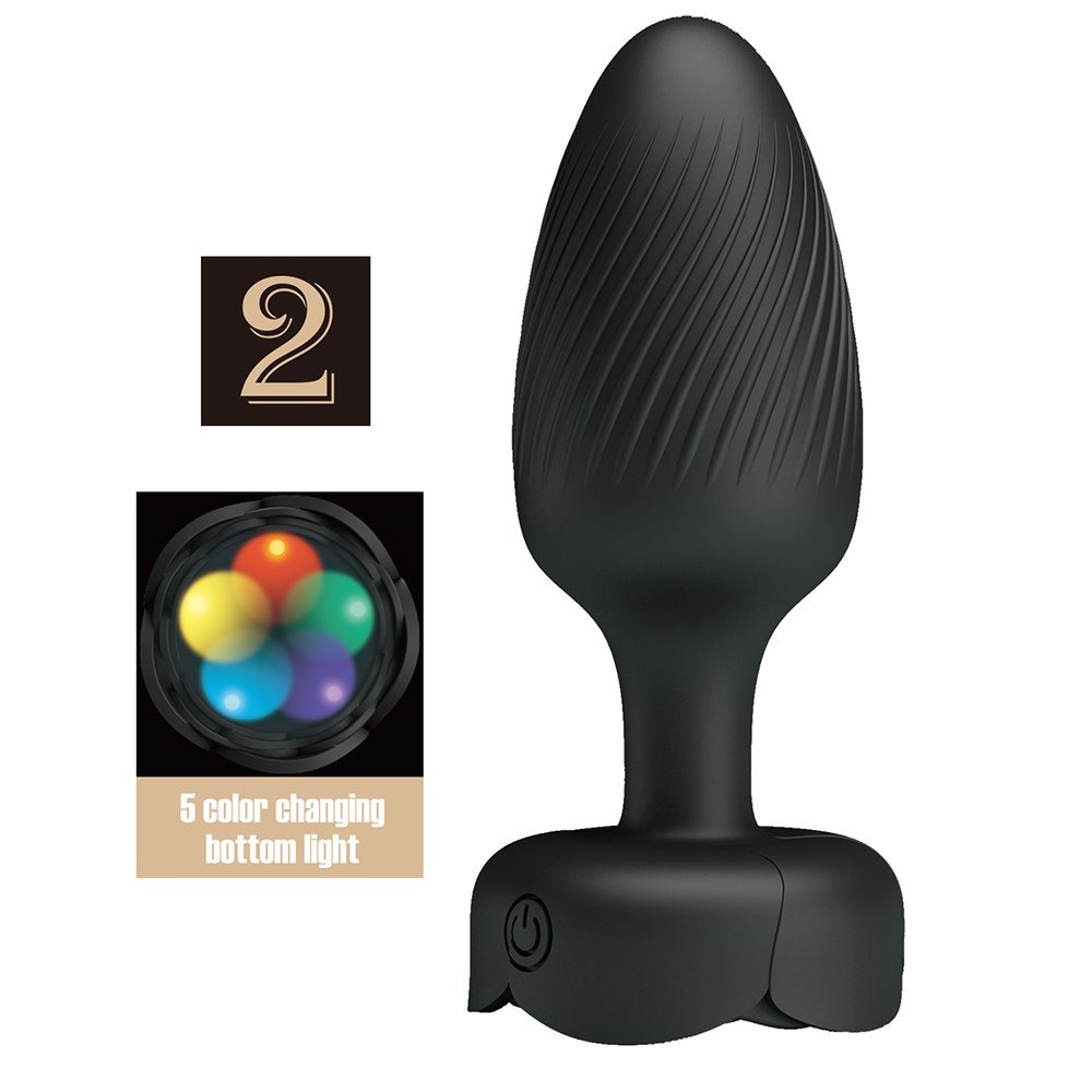 PRETTY LOVE 派蒂菈 炫彩斜紋 Varian 10頻震動 後庭肛塞 Varian炫彩斜紋10頻震動後庭塞-細節圖2