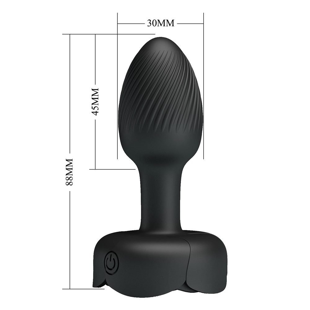 PRETTY LOVE 派蒂菈 炫彩斜紋 Olman 10頻震動 後庭肛塞 Olman炫彩斜紋10頻震動小肛塞-細節圖5