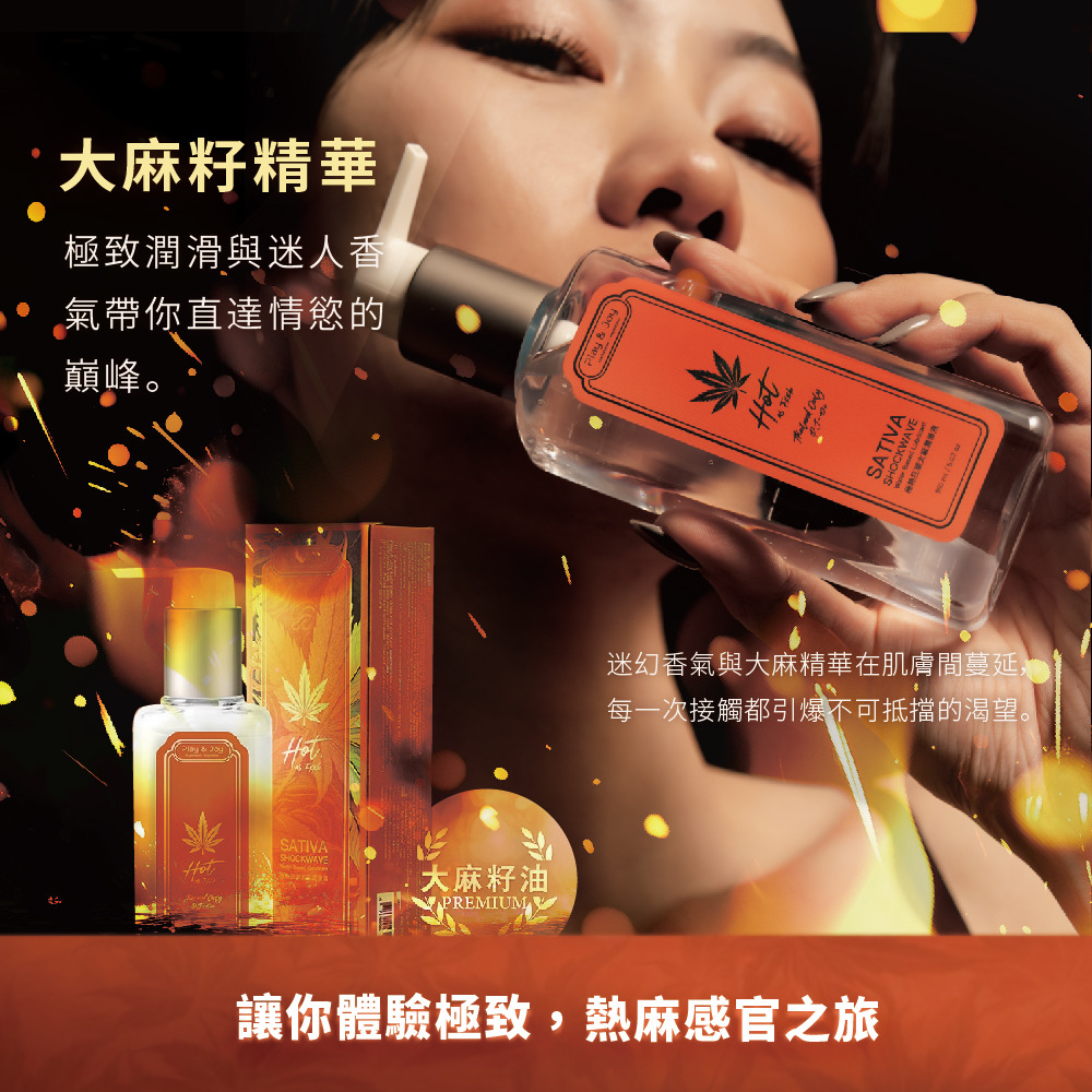 Play&Joy PJ-420世界夢幻大麻系列 極熱狂潮太麻潤滑液 100ml 150ml 太麻熱感潤滑液-細節圖4