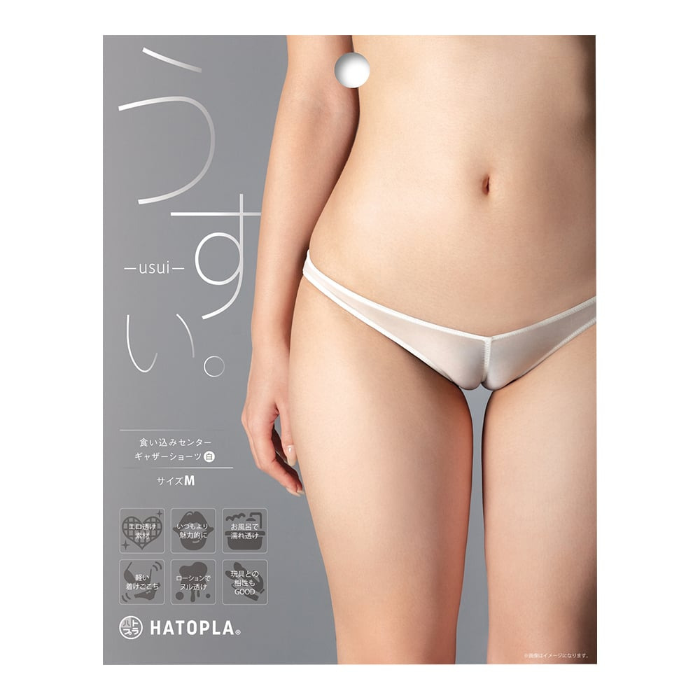 日本HATOPLA EXECUT 駱駝蹄低腰內褲 白 黑 M 薄款。-usui- 卡片式內褲-規格圖5