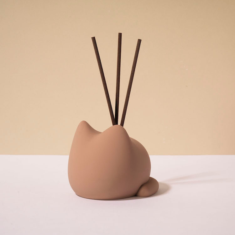 喵喵擴香瓶【oooh】 茶香氣味 果香氣味 質感香氛 擺飾 西洋梨白茶 蘋果伯爵茶 荔枝水果茶 檜木烏龍茶 薰衣草紅茶-規格圖8