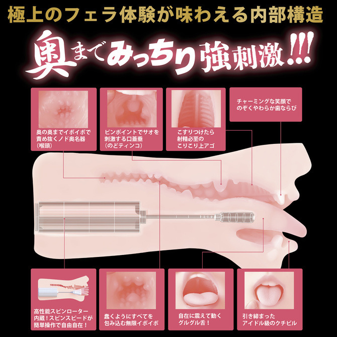 日本Wild One 神舌口交系列 青空光 電動舌舔 AV女優自慰套 神フェラ 青空ひかり-細節圖6