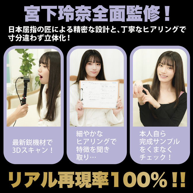 日本Wild One 神舌口交系列 宮下玲奈 電動舌舔 AV女優自慰套 神フェラ 宮下玲奈-細節圖7