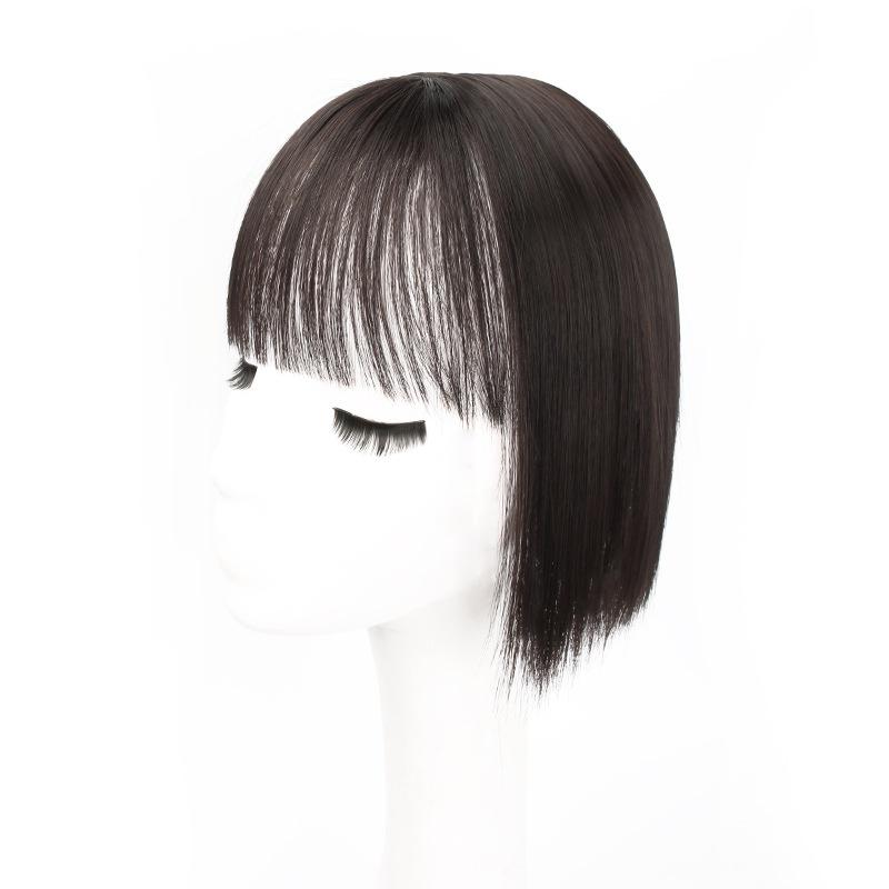 假發片 化纖頭頂補發片長空氣劉海仿真假發增發量 許昌假發女-細節圖5