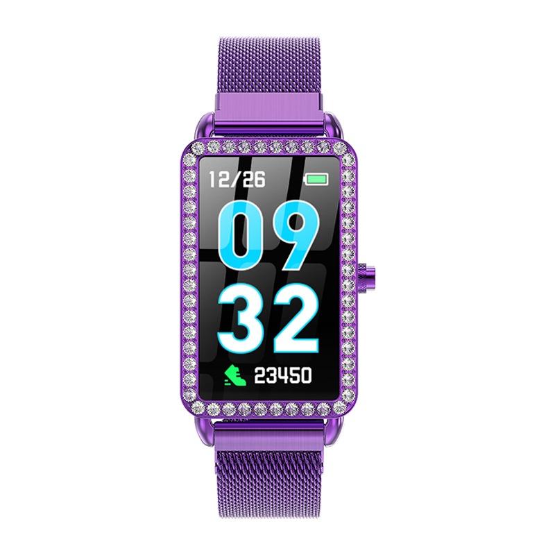 A88時尚女性智能手環IP67心率心壓健康監測運動多功能藍牙手環-細節圖5