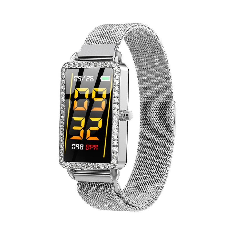 A88時尚女性智能手環IP67心率心壓健康監測運動多功能藍牙手環-細節圖8