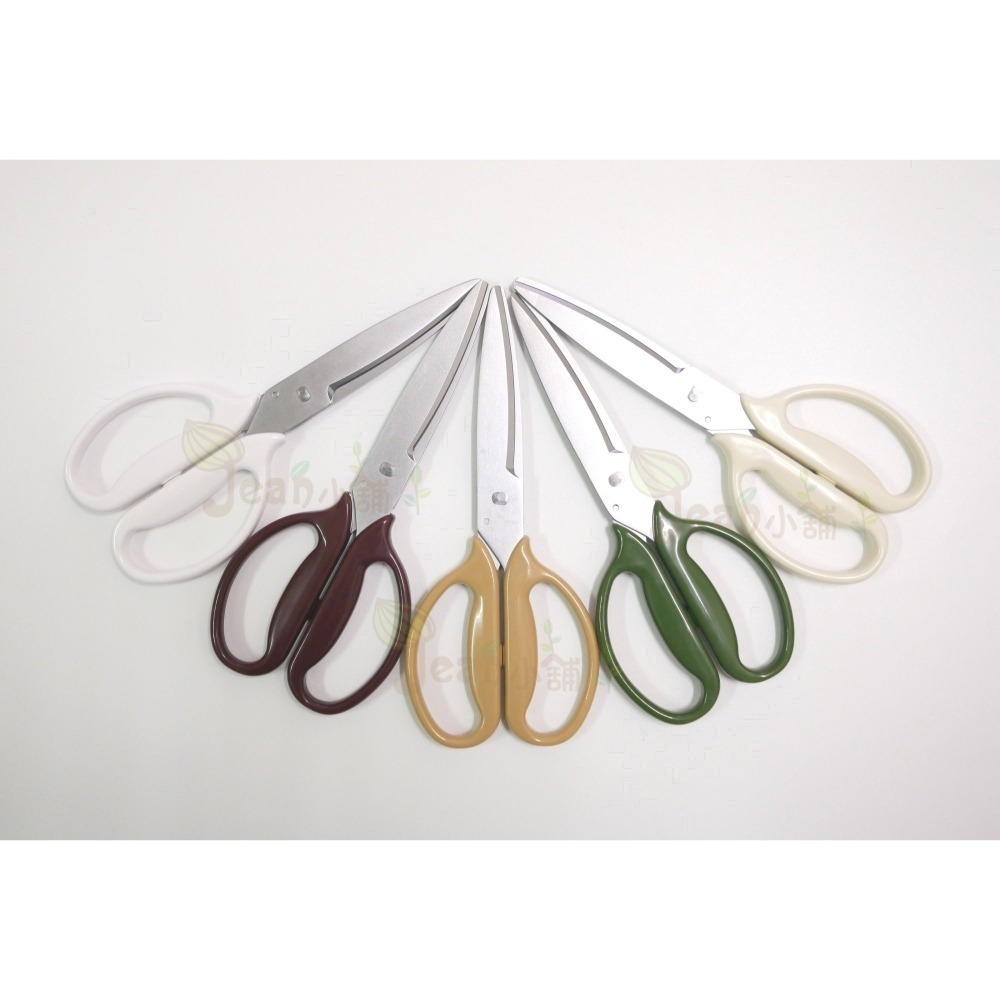 Plus普樂士 fitcut CURVE廚房剪刀 SC-200SW 白/卡其/深綠/可可棕/米白色 料理剪刀 食物剪刀-細節圖3