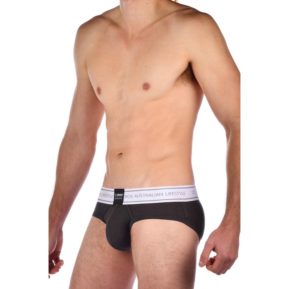 【2EROS】 莫代爾素色頂級三角褲  U22 Core Brief - Charcoal 木炭黑-細節圖3