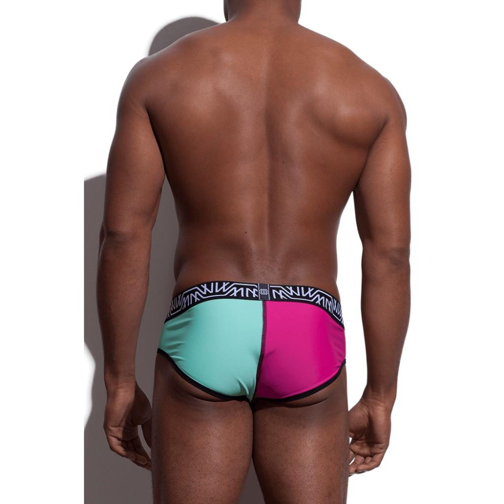 【MarcoMarco】拼接撞色四角褲 Marco Marco Multicolor Apex Trunk 男生內褲-細節圖7