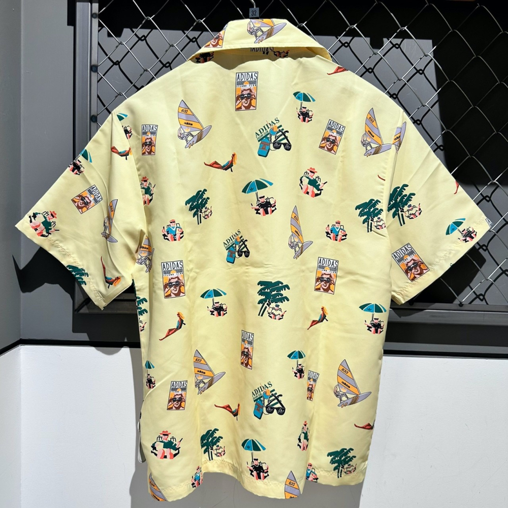 𝓑&𝓦現貨免運 IC3072 Adidas SS AOP 女襯衫-細節圖3