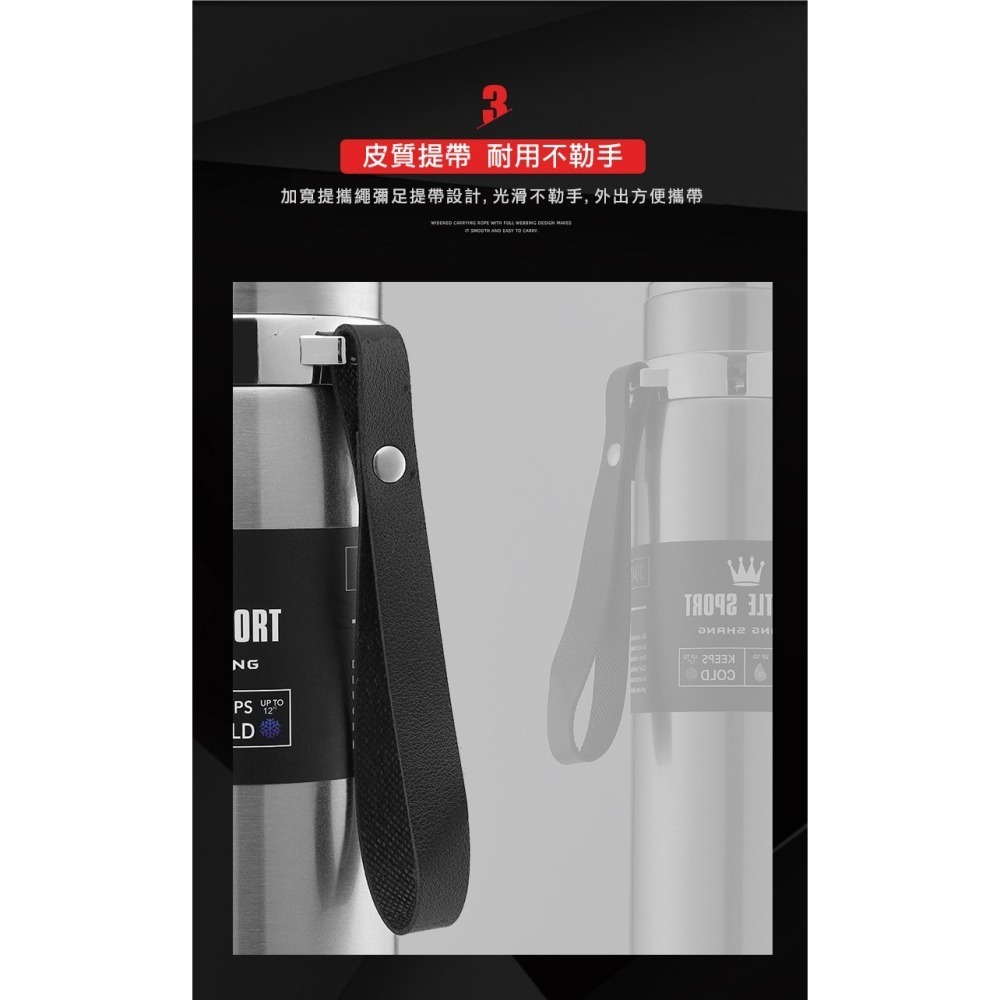 【316材質】智能感測LED數字顯示溫度 真空不锈鋼保溫瓶 ( 1000ml )-細節圖5