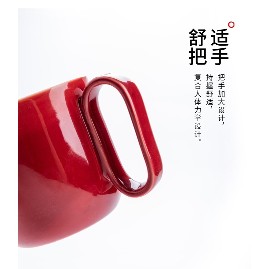 ★店家推薦★【吉祥如意3】如意茶壼設計、亮彩造型旅行茶具(1壼4杯)-細節圖5