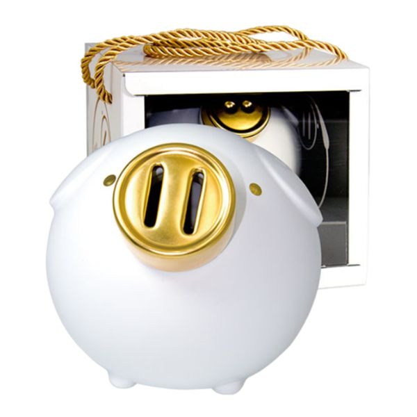 【典藏陶瓷】十二生肖系列 2019年(豬) 金圓滿-撲滿豬 500ml-規格圖2