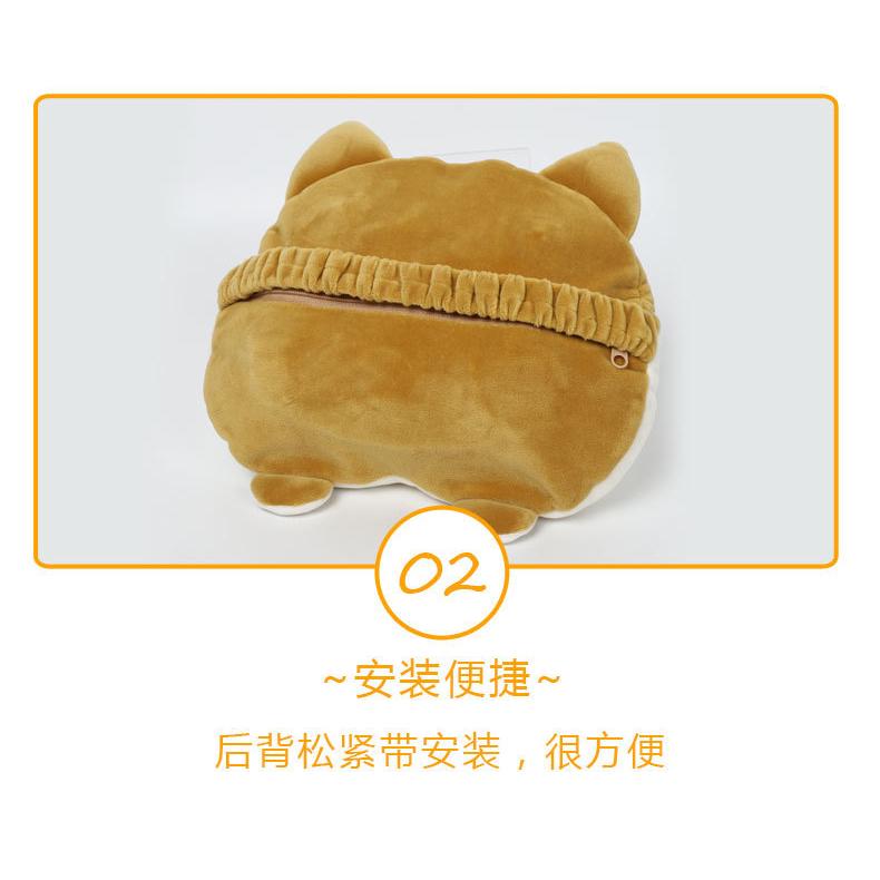 【叭啥貨-現貨秒出🚀】創意柯基屁屁紙抽盒、車用卡通紙巾盒、鯊魚/貓咪造型紙抽盒、絨毛面紙盒-細節圖8