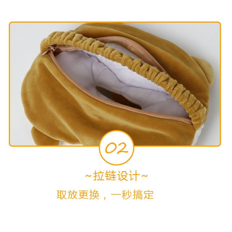 【叭啥貨-現貨秒出🚀】創意柯基屁屁紙抽盒、車用卡通紙巾盒、鯊魚/貓咪造型紙抽盒、絨毛面紙盒-細節圖9