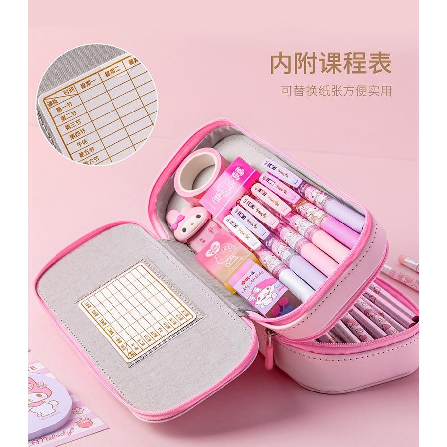 【叭啥貨-現貨秒出🚀】Hello Kitty減壓鉛筆盒，美樂蒂減壓鉛筆盒，抖音造型3D筆盒、三麗鷗雙層鉛筆盒-細節圖4