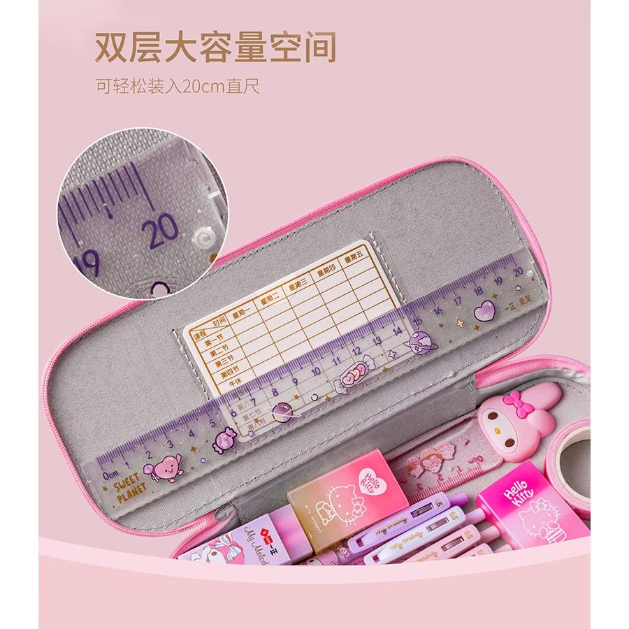 【叭啥貨-現貨秒出🚀】Hello Kitty減壓鉛筆盒，美樂蒂減壓鉛筆盒，抖音造型3D筆盒、三麗鷗雙層鉛筆盒-細節圖7