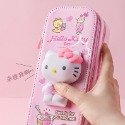 【叭啥貨-現貨秒出🚀】Hello Kitty減壓鉛筆盒，美樂蒂減壓鉛筆盒，抖音造型3D筆盒、三麗鷗雙層鉛筆盒-規格圖9