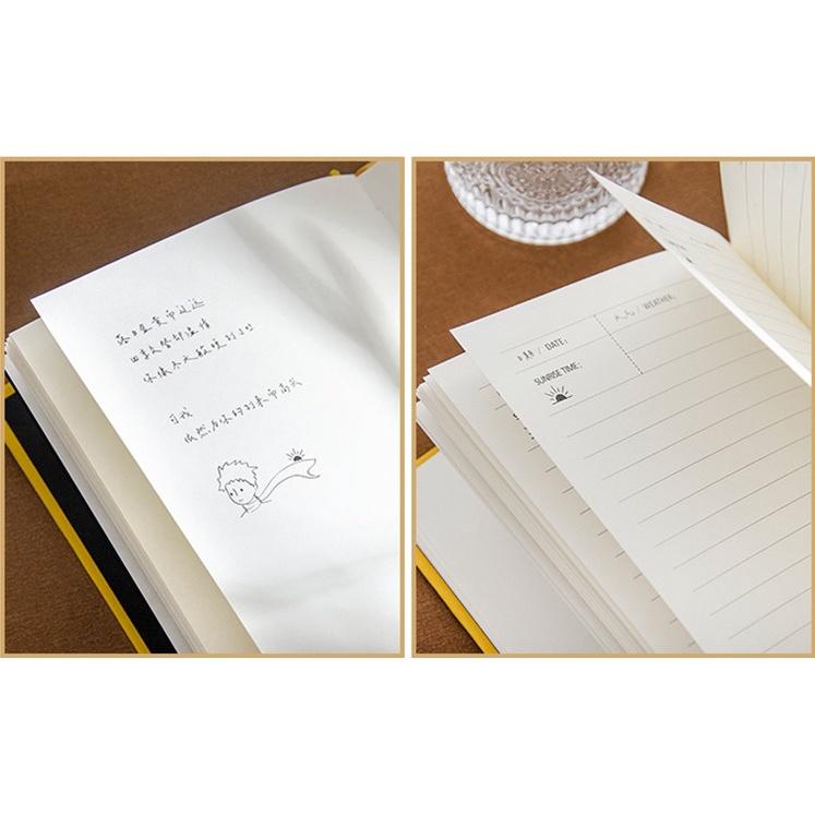 【叭啥貨-現貨秒出🚀】青禾紀44次日落手帳，小王子精裝筆記本，高顏值文藝日記本，小王子主題手帳-細節圖7