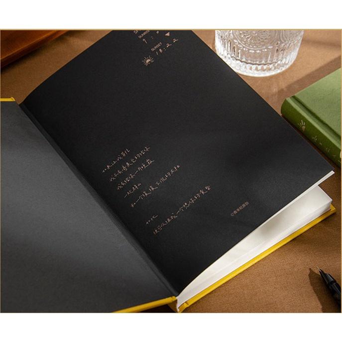 【叭啥貨-現貨秒出🚀】青禾紀44次日落手帳，小王子精裝筆記本，高顏值文藝日記本，小王子主題手帳-細節圖9