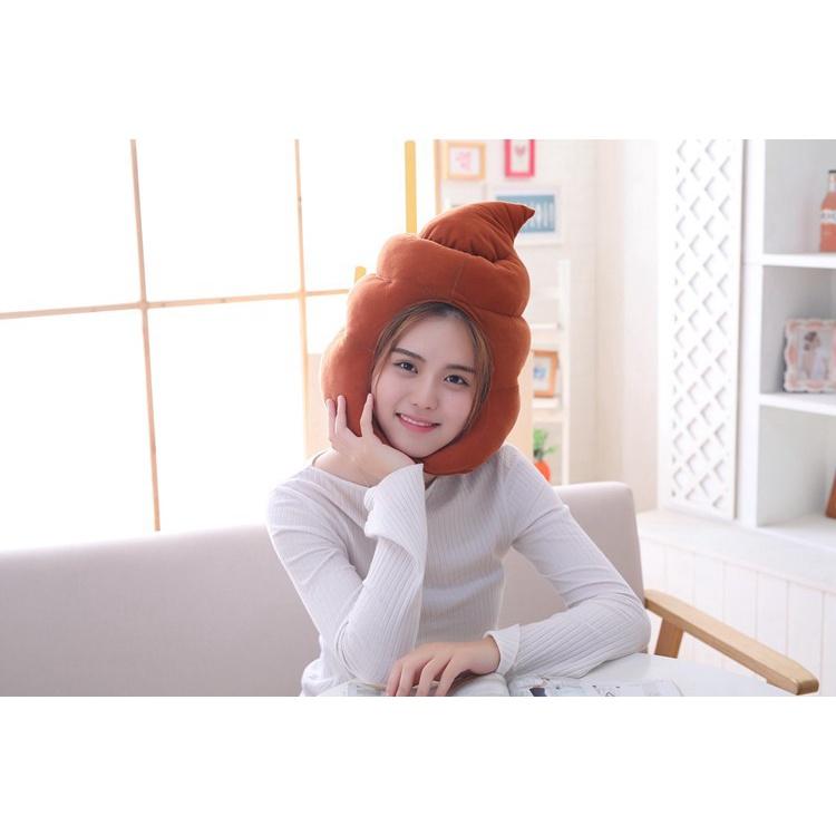 【叭啥貨-現貨秒出🚀】創意便便造型帽、抖音同款搞怪帽、保暖造型便便帽，聖誕禮物/生日禮物專用-細節圖6