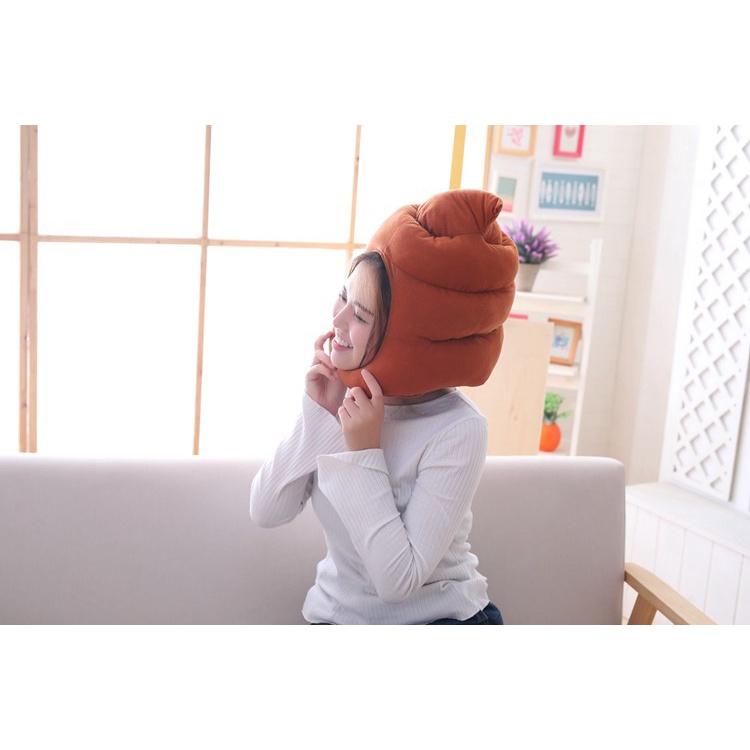 【叭啥貨-現貨秒出🚀】創意便便造型帽、抖音同款搞怪帽、保暖造型便便帽，聖誕禮物/生日禮物專用-細節圖8