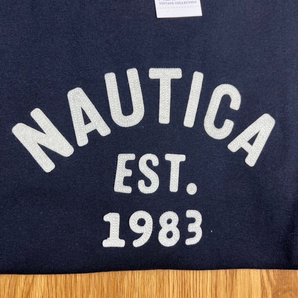 【Bro Closet】Nautica 品牌logo短袖T 男女同款 日系穿搭 百搭款-細節圖6